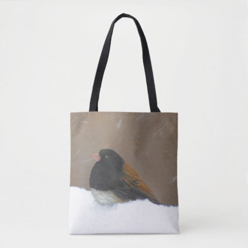 Dark_Eyed Junco Painting _ Original Bird Art Tote Bag