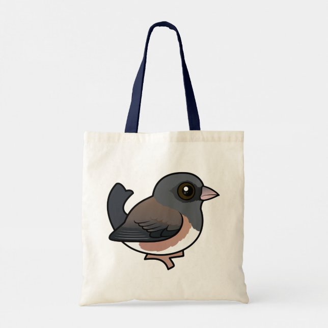 Dark-eyed Junco (pink-sided) Tote Bag (Back)