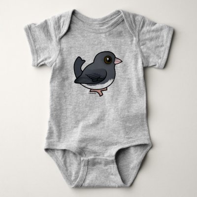 Dark-eyed Junco (slate-colored) Baby Bodysuit