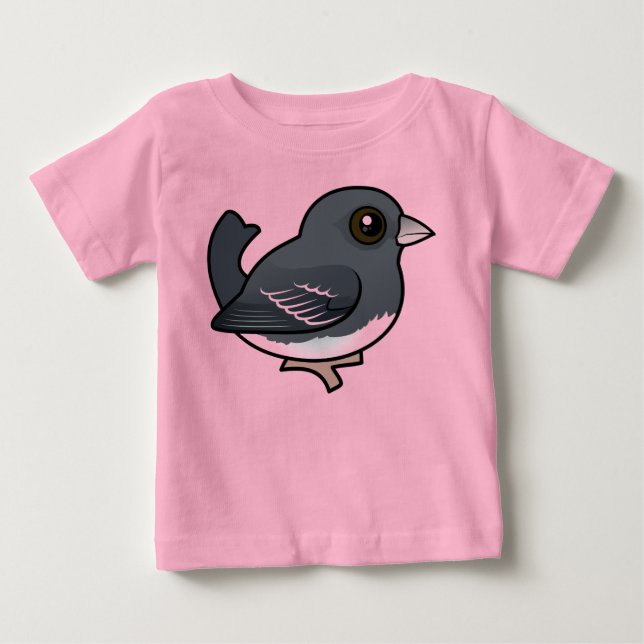 Dark-eyed Junco (white-winged) Baby T-Shirt (Front)