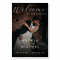 Dark Faded Photo Black Wedding Welcome Sign