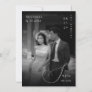 Dark Faded Transparent Black Photo Vintage Wedding Save The Date