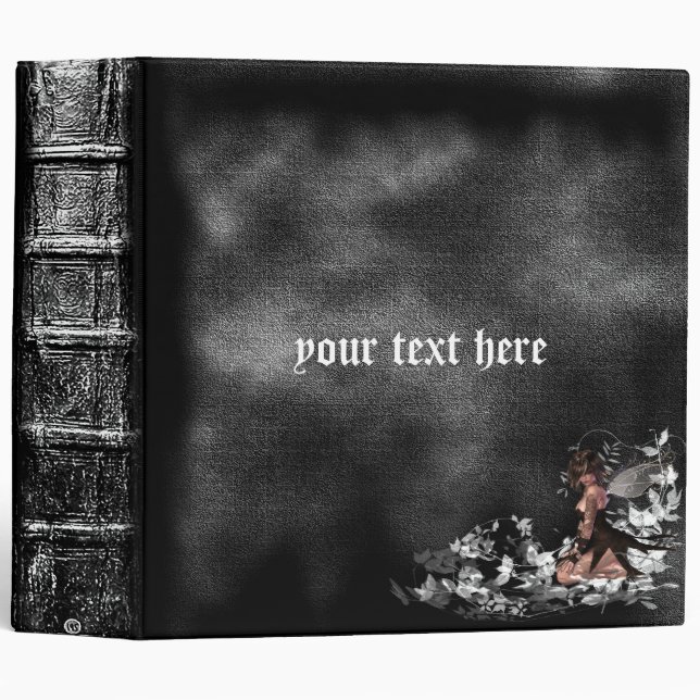 Dark Faerie Gothic Binder (Front/Spine)