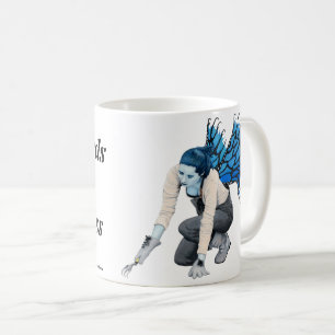 Dark Fairy Gardener Fantasy Art Coffee Mug