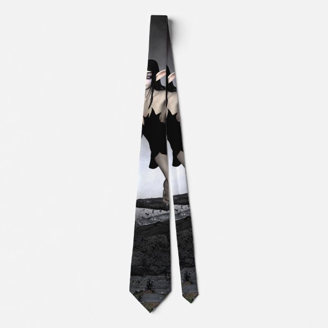 Dark fairy neck tie (Front)
