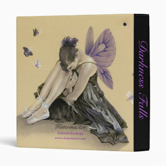 Dark Fairy Purple Wings Binder