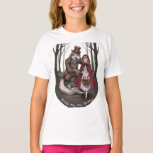 Dark Fairy Tale Wolf & Little Red Riding Hood