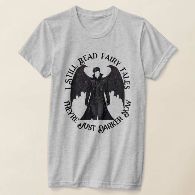 Dark Fairy Tales Vampire Romance Bedtime Reading T-Shirt (Laydown)