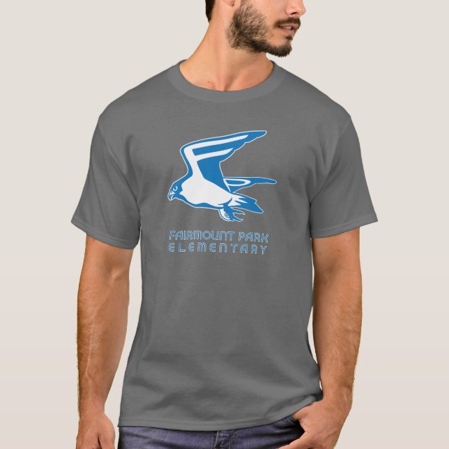 Dark Falcon Tee with Light Falcon Graphic (Front)