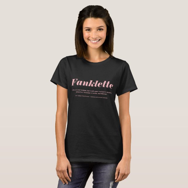 Dark Fanklette - THE CHEAPER VERSION T-Shirt (Front Full)
