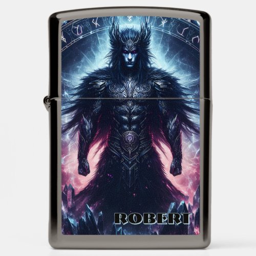 Dark Fantasy Armored Warrior Lighter Art