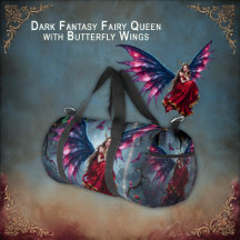 Dark Fantasy Fairy Queen with Butterfly Wings