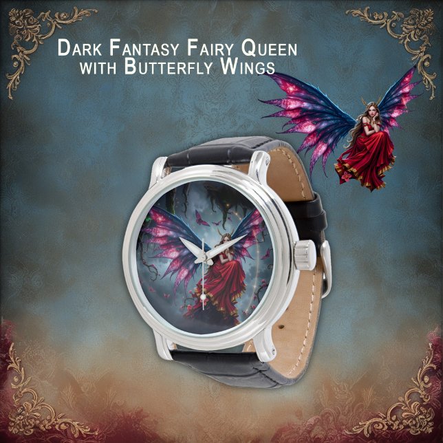 Dark Fantasy Fairy Queen with Butterfly Wings Watch (Creator Uploaded)