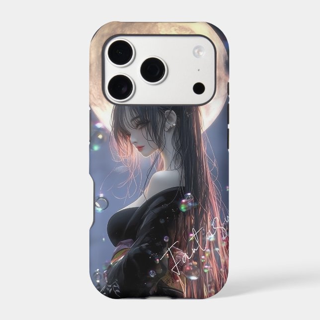 Dark fantasy girl / Aesthetic Case-Mate iPhone Case (Back)