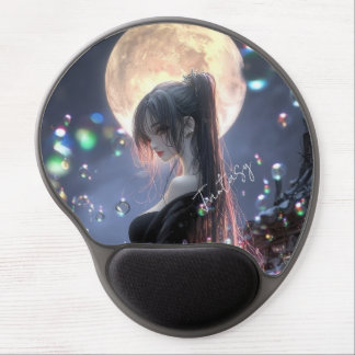 Dark fantasy girl / Aesthetic Gel Mouse Pad