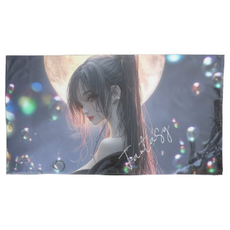 Dark fantasy girl / Aesthetic Pillow Case
