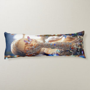 Dark Fantasy Girl -  Downtown Aesthetic Body Pillow