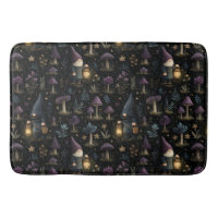 Dark Fantasy Gnome and Mushroom Pattern