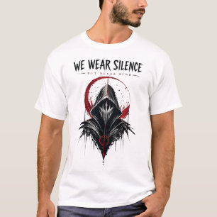 Dark Fantasy Hooded Warrior Graphic T-Shirt