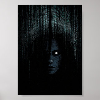 Dark Fantasy Split-Head Mystic Entity Poster