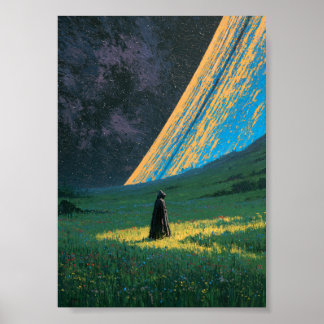 Dark Fantasy Starry Night Poster |