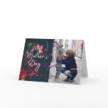 Dark Floral Mother's Day Photo Card Dark Floral Mother's Day Photo Card