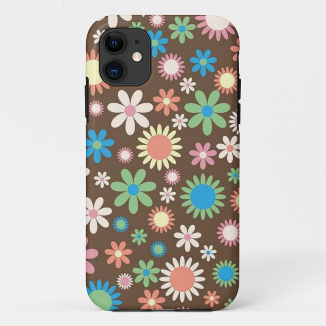 Dark Flower Power Case-Mate iPhone Case (Back)