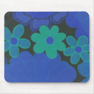 Dark Flower's-70's Retro Mouse Pad