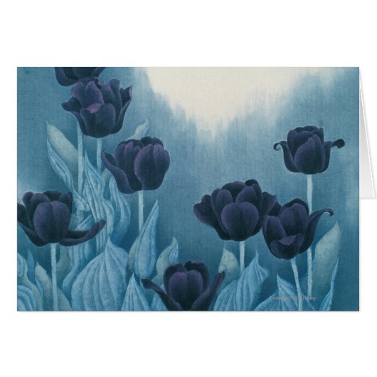 Dark Flowers Cards (Front Horizontal)