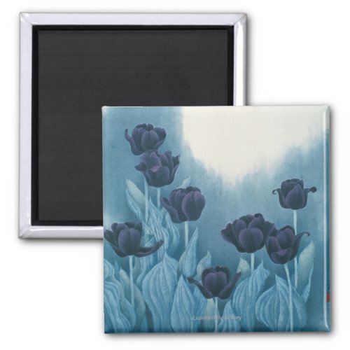 Dark Flowers Magnet