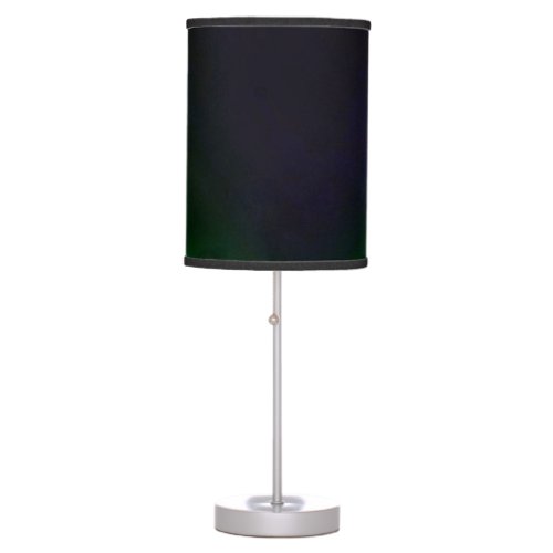 Dark Fog Background _ Green Table Lamp