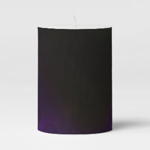 Dark Fog Background - Purple Pillar Candle