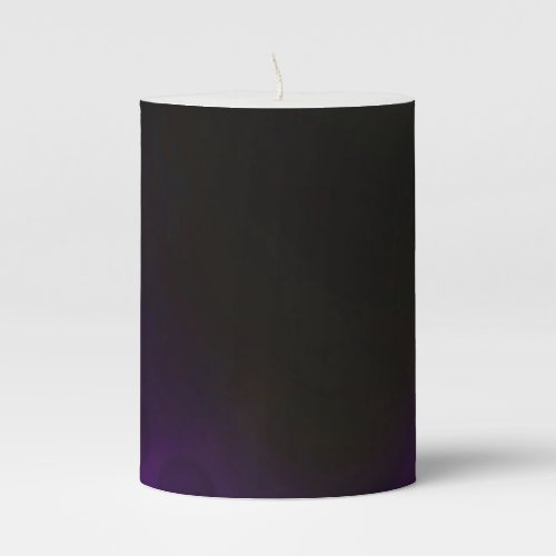 Dark Fog Background _ Purple Pillar Candle