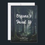 Dark Forest at Twilight Sweet 16 Invitation<br><div class="desc">Customize any way you want.</div>