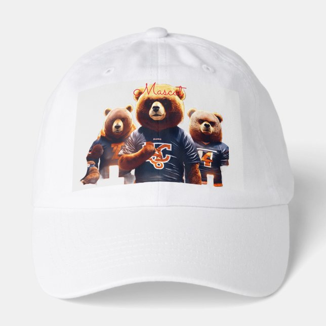 Dark Forest Chicago Bears Mascot – Evil Football  Hat (Front)