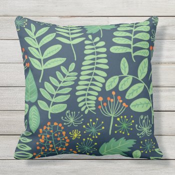 Dark Forest Design Outdoor Pillow by PillowCloud at Zazzle
