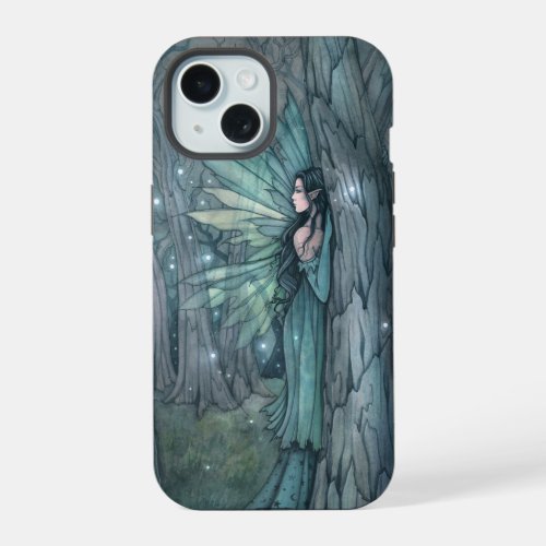 Dark Forest Fairy Fantasy Mysitcal Artwork iPhone 15 Case