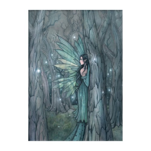 Dark Forest Fairy Mystical Fantasy Art 
