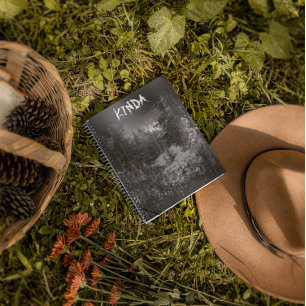 Dark Forest   Forest Trees Snowy Notebook