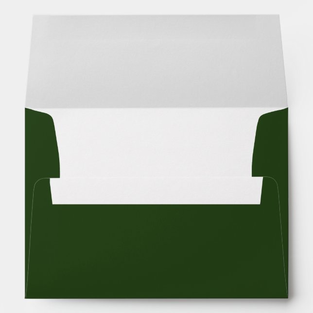 Dark Forest Green Envelope (Back (Bottom))