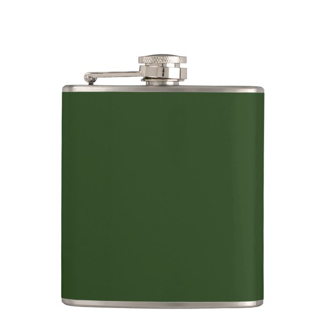 Dark Forest Green Flask (Front)