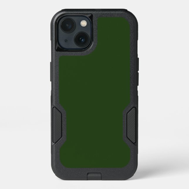 Dark Forest Green OtterBox iPhone 13 Case (Back)
