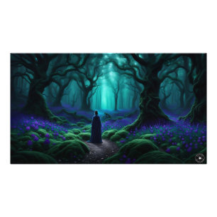 Dark Forest Landscape Print