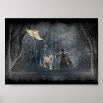 Dark Forest Path Poster by Bltshw at Zazzle