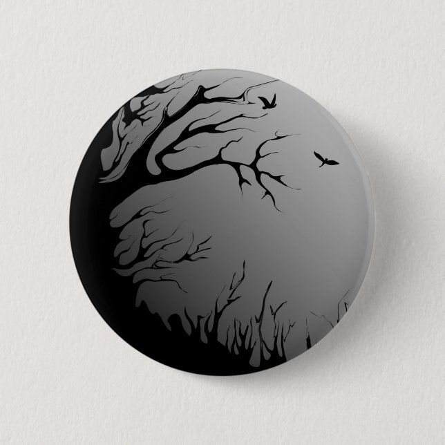 dark forest pinback button (Front)