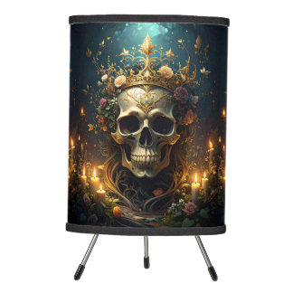 Dark Forest Skull Lamp