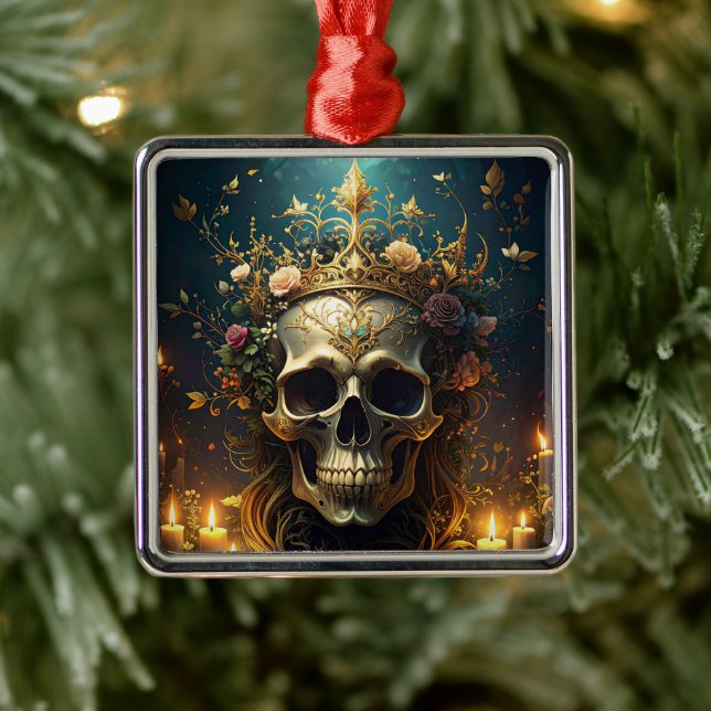 Dark Forest Skull Ornament (Tree)