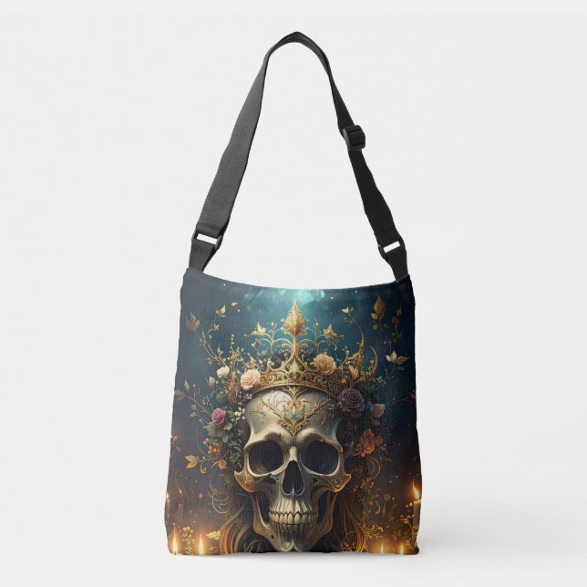 Dark Forest Skull Tote (Front)