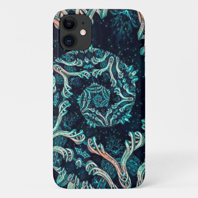 Dark fractal elegance Case-Mate iPhone case (Back)