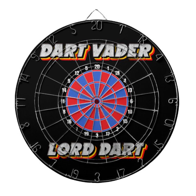 Dark Galactic Lord Sticker – Cosmic Shadow Warrior Dart Board (Front)